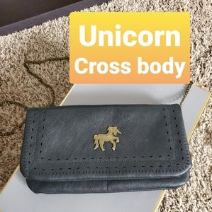 Unicorn Cross Body Black